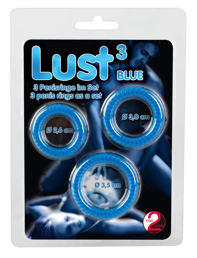 Lust Cock Ring Trio - Happytoys Sexshop: Toys for Feeling Happy & Easy 😊 - Discreet geleverd