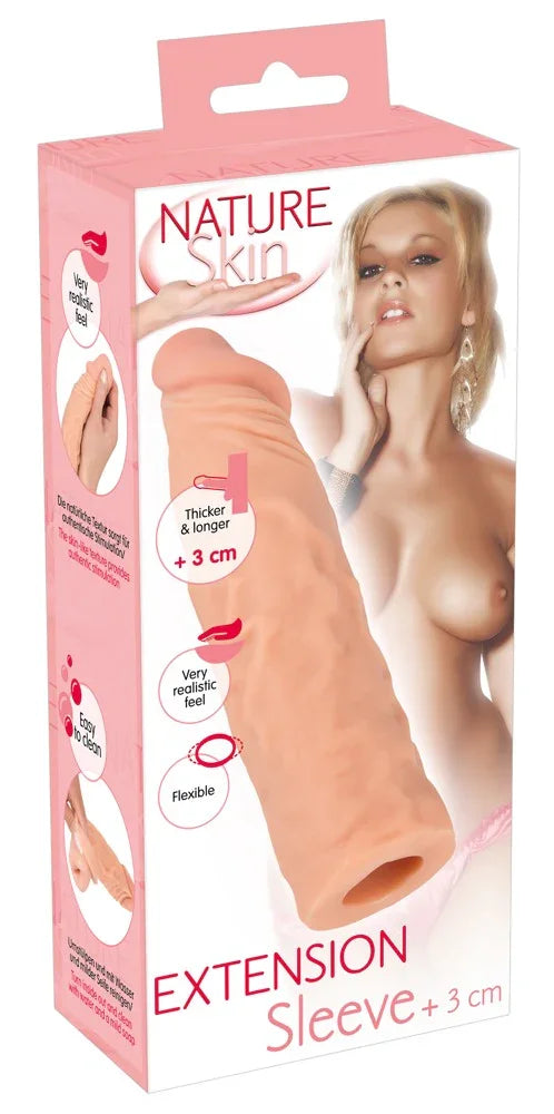 Extension Sleeve +3cm - Happytoys Sexshop: Toys for Feeling Happy & Easy 😊 - Discreet geleverd