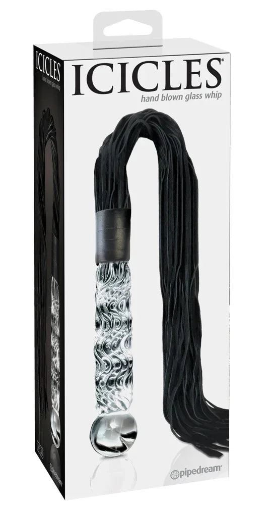 Hand Blown Glass Whip - Happytoys Sexshop: Toys for Feeling Happy & Easy 😊 - Discreet geleverd