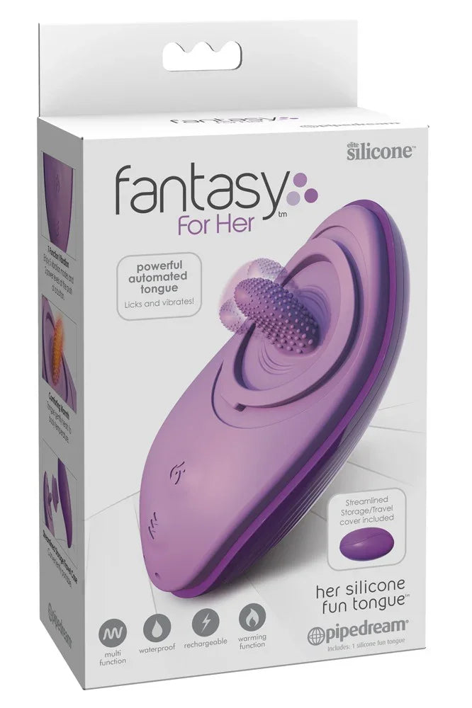 Her Silicone Fun Tongue - Happytoys Sexshop: Toys for Feeling Happy & Easy 😊 - Discreet geleverd