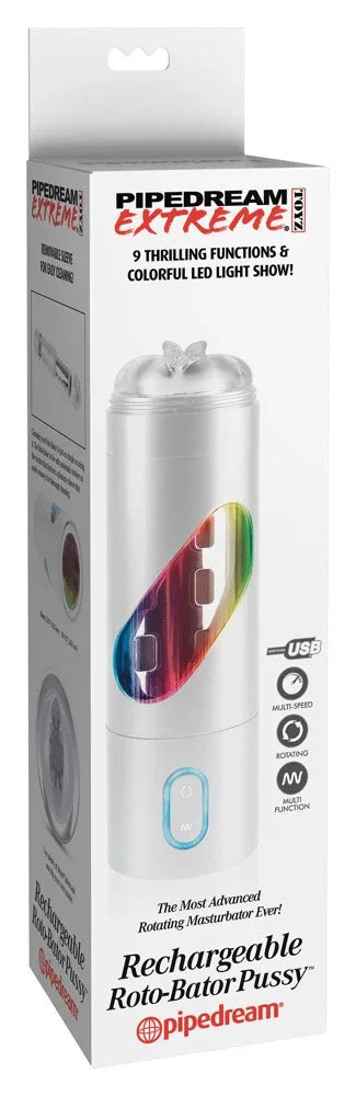 Rechargeable Roto-Bator Pussy - Happytoys Sexshop: Toys for Feeling Happy & Easy 😊 - Discreet geleverd