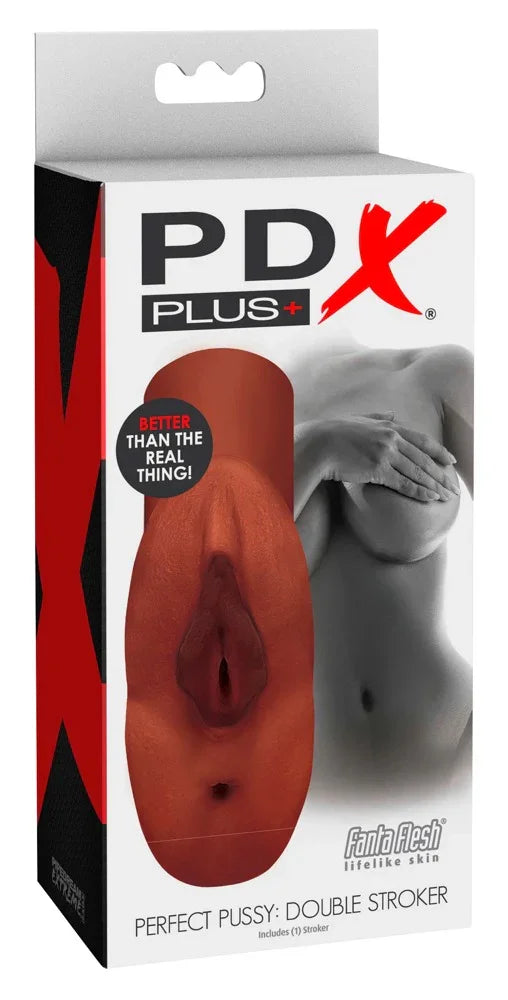 Perfect Pussy: Double Stroker - Happytoys Sexshop: Toys for Feeling Happy & Easy 😊 - Discreet geleverd