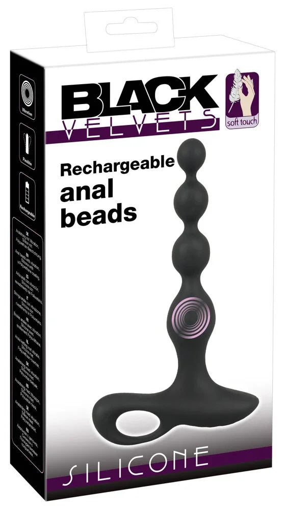 Rechargeable anal beads - Happytoys Sexshop: Toys for Feeling Happy & Easy 😊 - Discreet geleverd