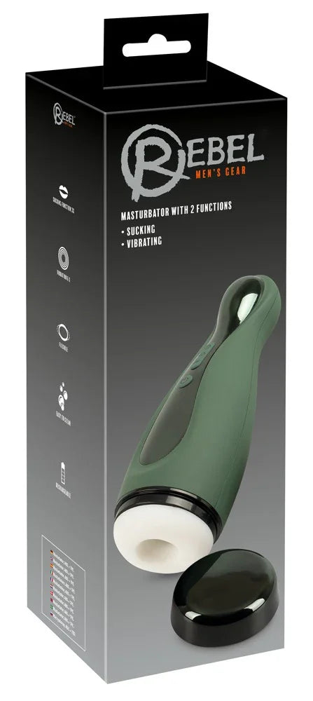 Masturbator with 2 Functions - Happytoys Sexshop: Toys for Feeling Happy & Easy 😊 - Discreet geleverd