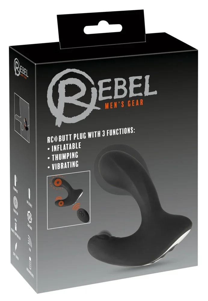 RC Butt Plug with 3 functions - Happytoys Sexshop: Toys for Feeling Happy & Easy 😊 - Discreet geleverd