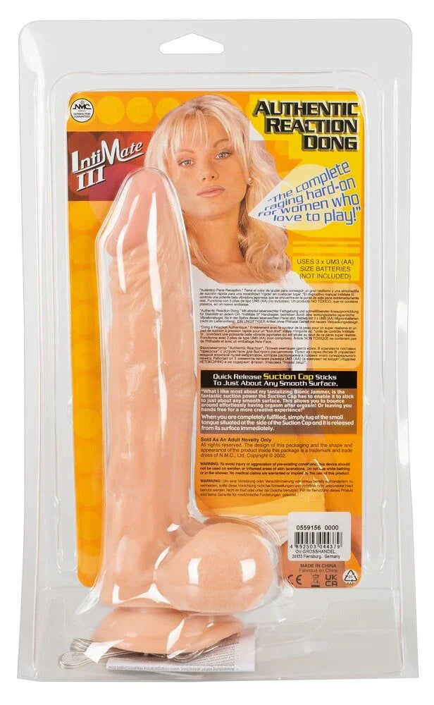 Authentic Reaction Dong - Happytoys Sexshop: Toys for Feeling Happy & Easy 😊 - Discreet geleverd