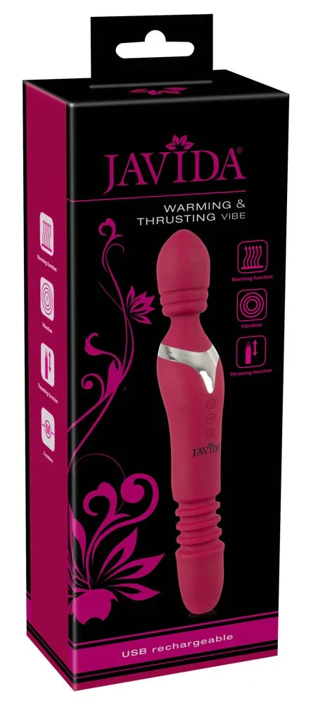 Massage Wand Warming & Thrusting Vibe - Happytoys Sexshop: Toys for Feeling Happy & Easy 😊 - Discreet geleverd