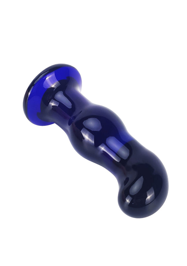 Gleaming Vibrating Glass Plug by ToyJoy Buttocks