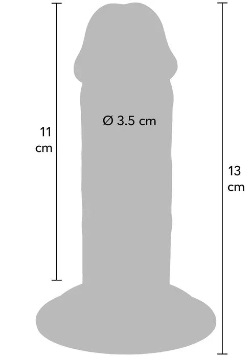 Deluxe Dual Density Thick Dong TPE 13 cm by ToyJoy
