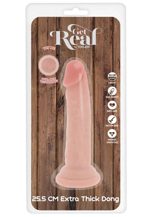 Deluxe Dual Density Thick Dong TPE 25.5 cm by ToyJoy
