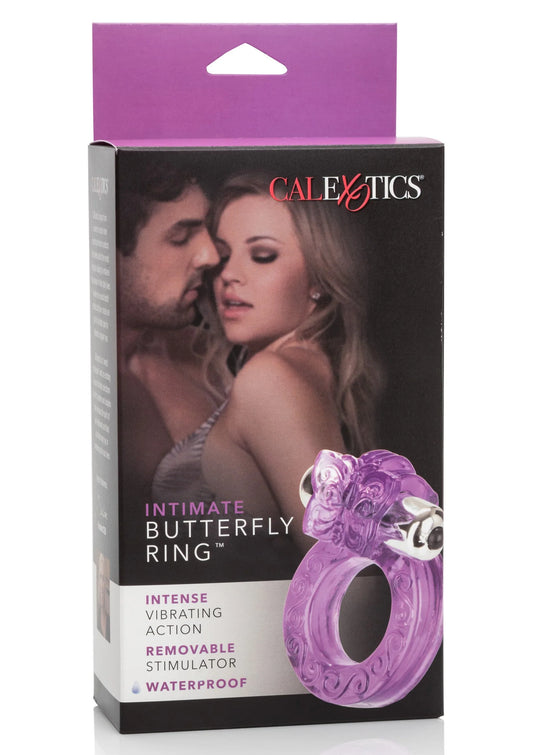 Beste vandaag nog: Intimate Butterfly vibrating cockring Ring by CalExotics - bij Happytoys