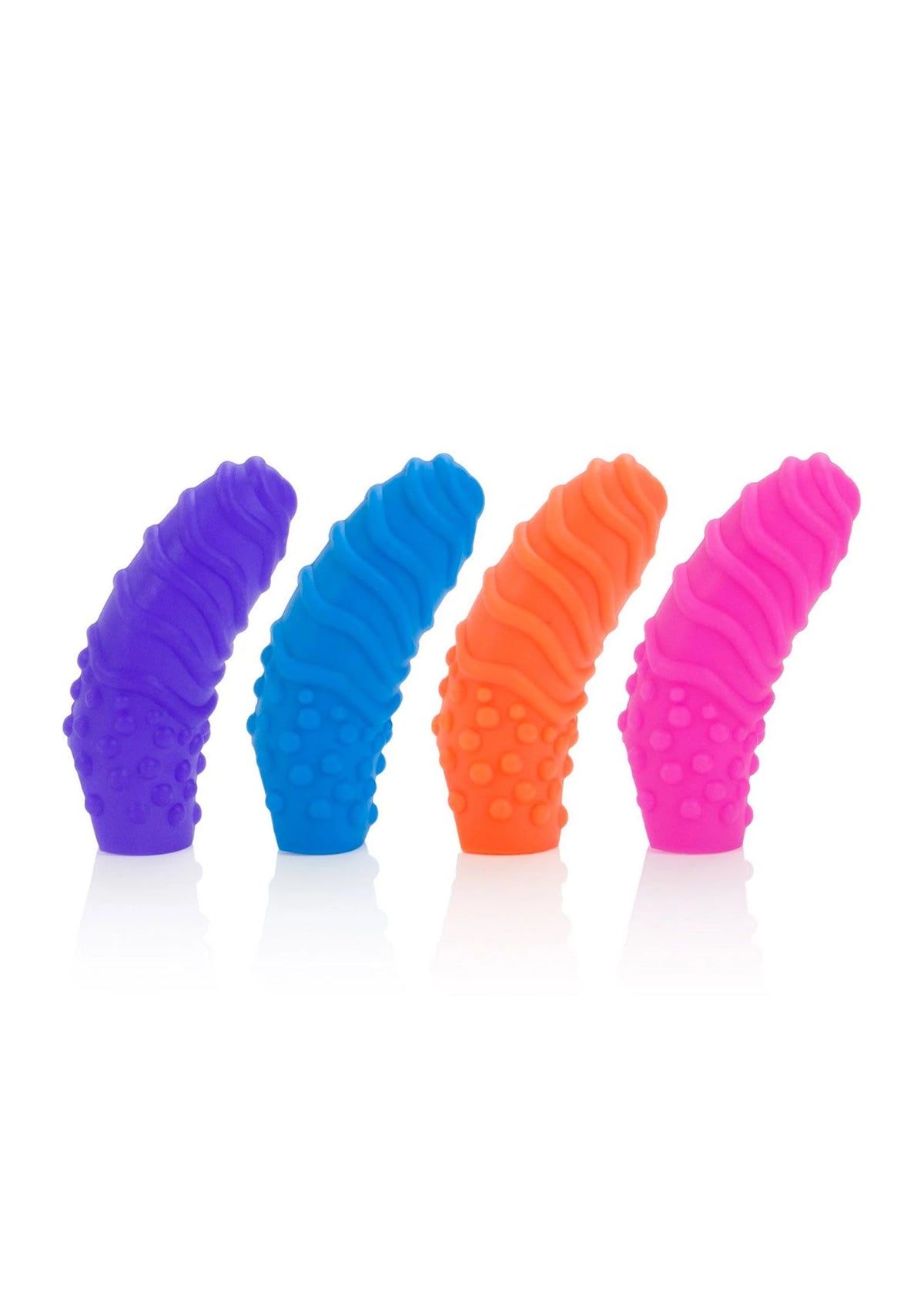 Bestel: Intimate Play Silicone Finger Swirls finger sleeve by CalExotics - bij Happytoys.nl, happytoys.be, Happytoys.ae: erotische sex webshop | liever Happy dan Easy ⭐⭐⭐⭐⭐ - Default Title - 14015 - ASSORT