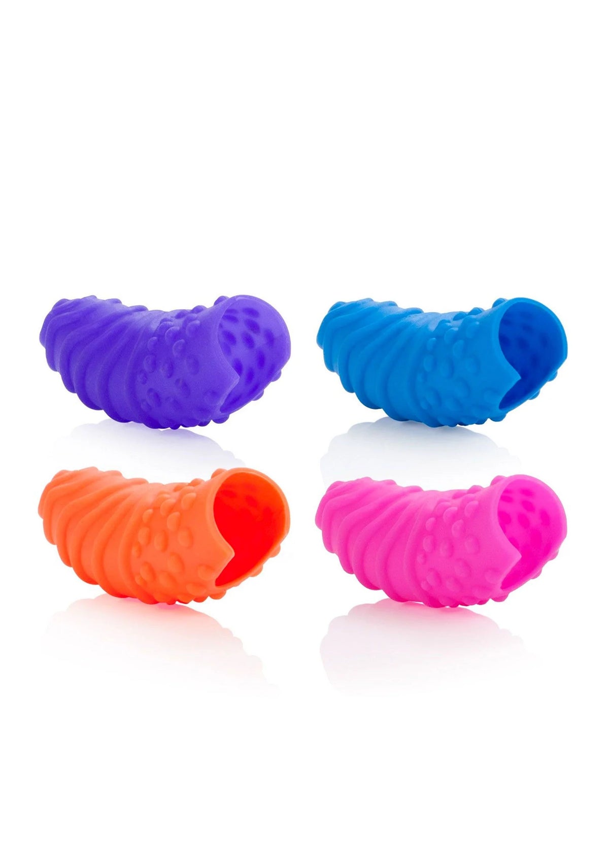 Bestel: Intimate Play Silicone Finger Swirls finger sleeve by CalExotics - bij Happytoys.nl, happytoys.be, Happytoys.ae: erotische sex webshop | liever Happy dan Easy ⭐⭐⭐⭐⭐