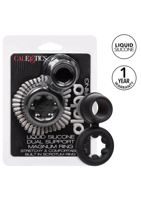 Alpha Dual Magnum Ring by CalExotics - Happytoys Sexshop: Toys for Feeling Happy & Easy 😊 - Discreet geleverd