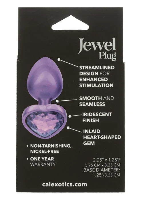 Diamond Heart Plug Small by CalExotics