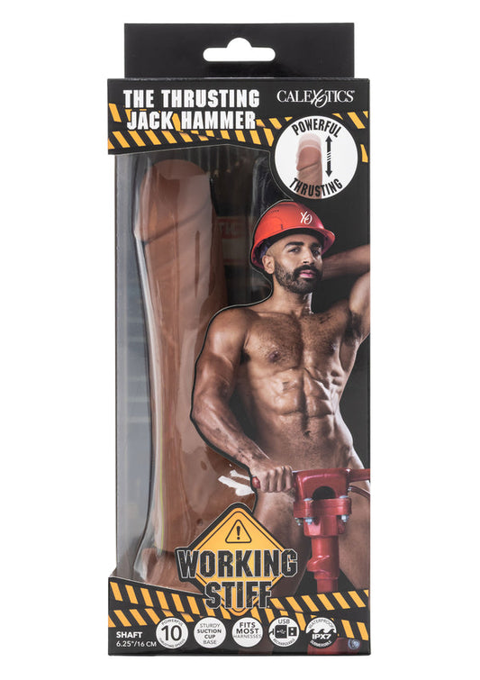 The Thrusting Jack Hammer Dildo by CalExotics Working Stiff