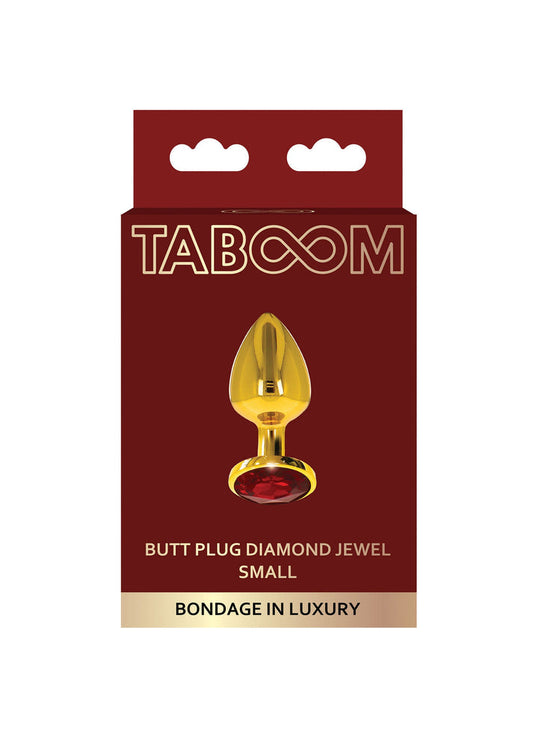 Butt Plug With Diamond Jewel S by Taboom Bondage in Luxury