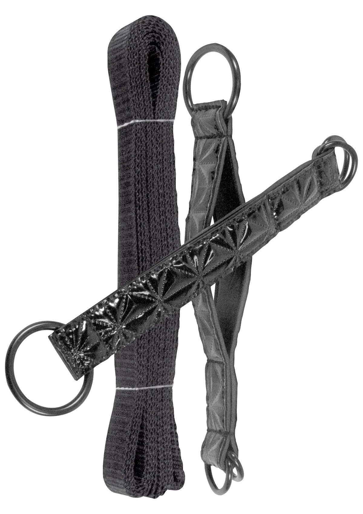 Beste vandaag nog: Bed Restraint Straps by NS Novelties - bij Happytoys Sexshop: online sex shop for Feeling Happy & Easy š - Zwart - 18469 - BLACK