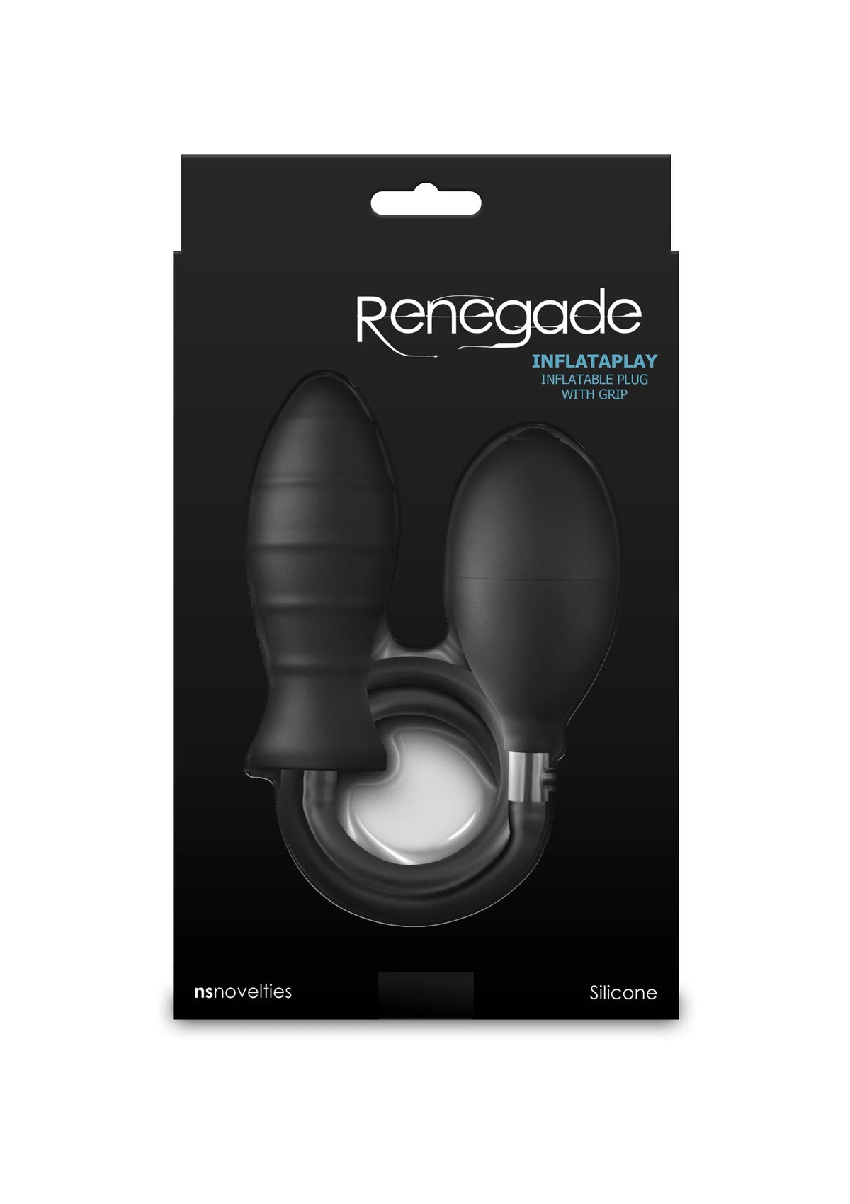 Bestel: Renegade InflataPlay inflatable buttplug by NS Novelties Renegade - bij Happytoys.nl, happytoys.be, Happytoys.ae: erotische sex webshop | liever Happy dan Easy ⭐⭐⭐⭐⭐