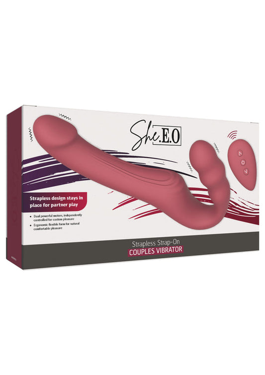 Strapless Strap-On Vibrator by She. E.O.