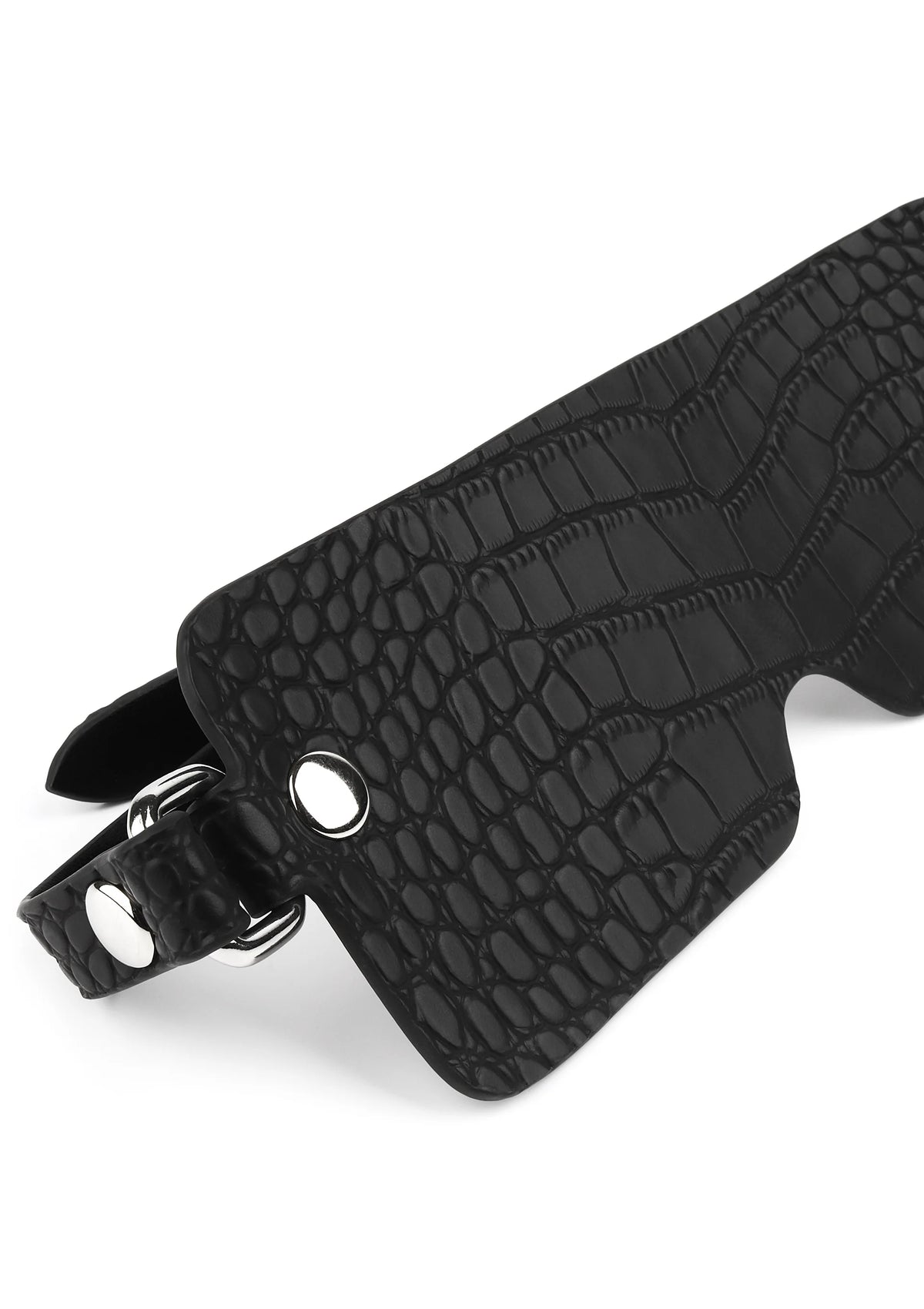 Bestel: Croc - Embossed Blindfold by Feros Avanza - bij Happytoys.nl, happytoys.be, Happytoys.ae: erotische sex webshop | liever Happy dan Easy ⭐⭐⭐⭐⭐
