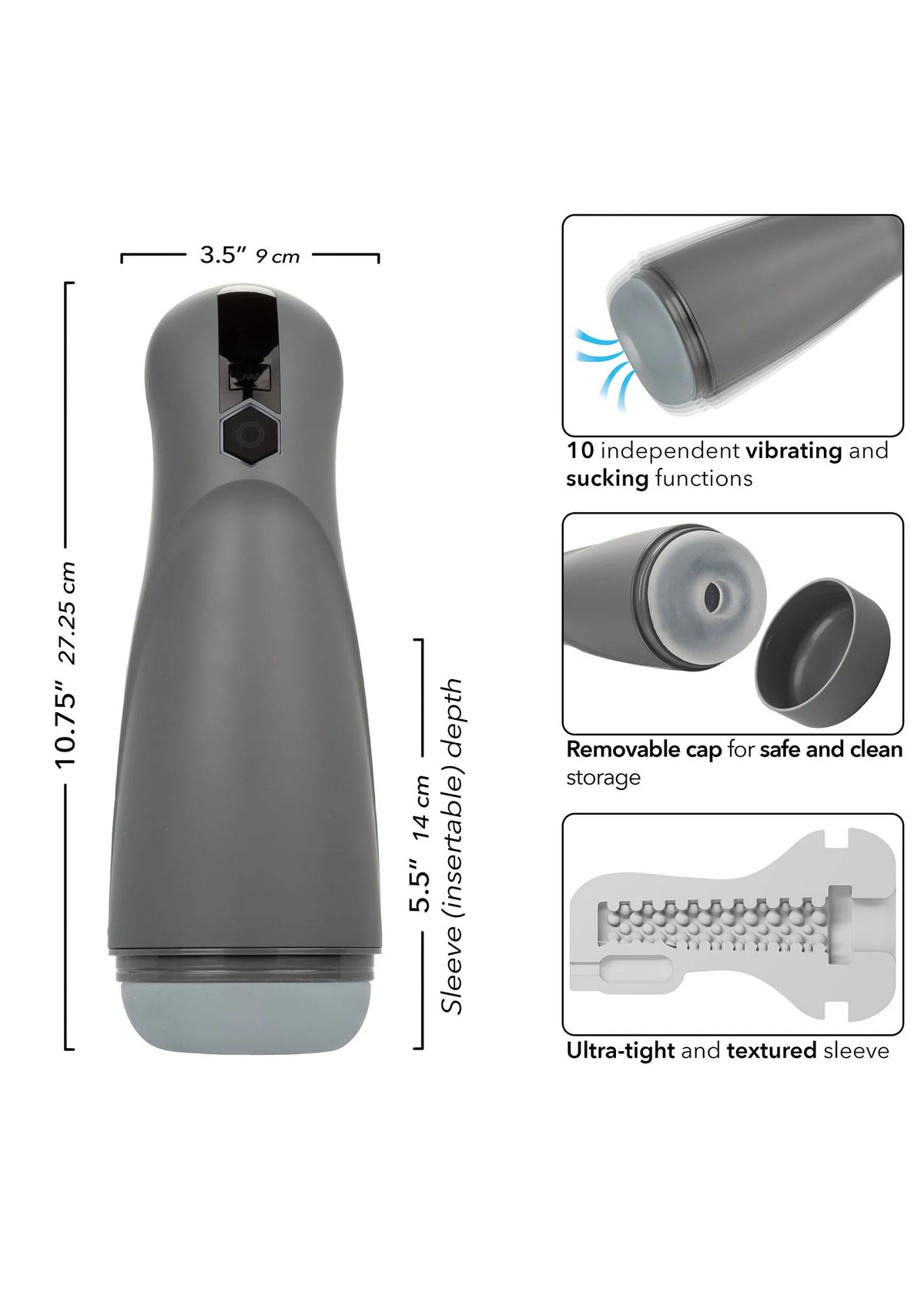 Bestel: Milk Master Automatic Milker by CalExotics - bij Happytoys.nl, happytoys.be, Happytoys.ae: erotische sex webshop | liever Happy dan Easy ⭐⭐⭐⭐⭐