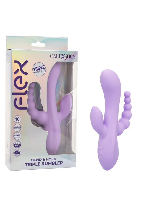 Bend & Hold Triple Rumbler Vibrator by CalExotics