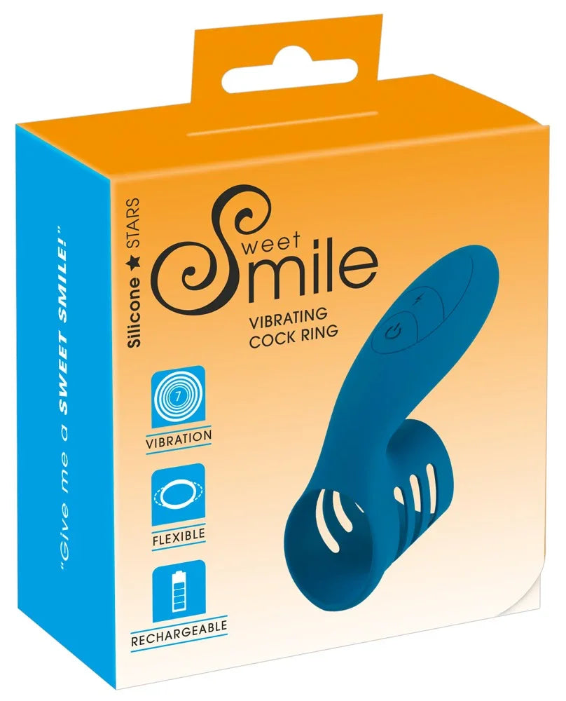 Vibrating Cock Ring by Sweet Smile - Happytoys Sexshop: Toys for Feeling Happy & Easy 😊 - Discreet geleverd