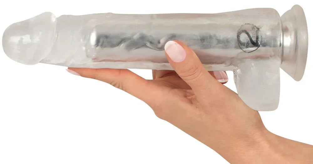 Vibrator with a Suction Cup by Crystal Clear - Happytoys Sexshop: Toys for Feeling Happy & Easy 😊 - Discreet geleverd
