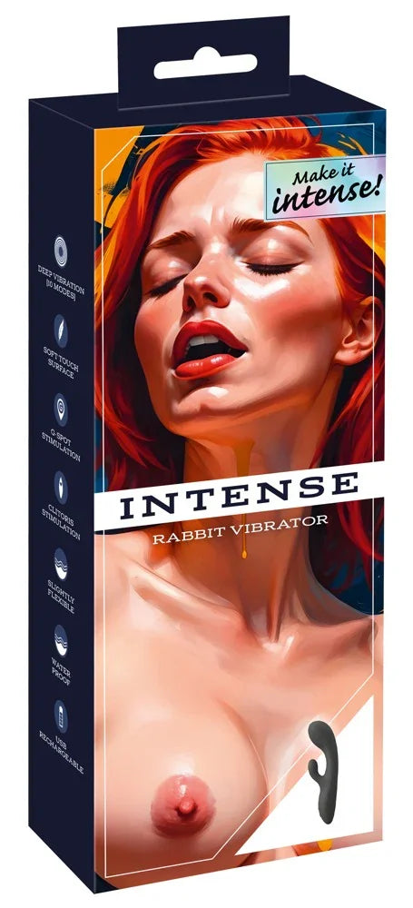 Intense Rabbit Vibrator by You2Toys - Happytoys Sexshop: Toys for Feeling Happy & Easy 😊 - Discreet geleverd