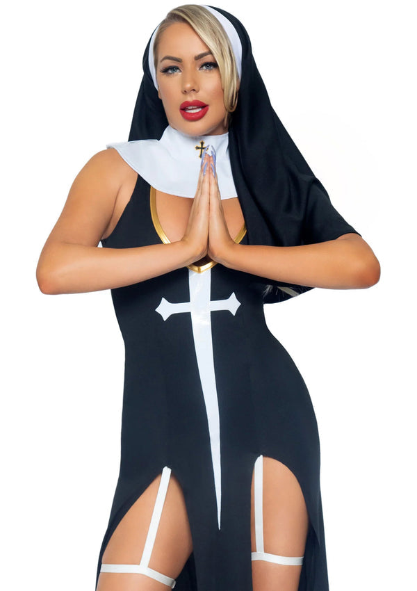 Sultry Sinner Nun Dress by Leg Avenue