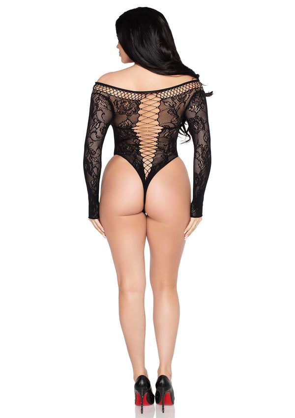 Net and Lace Teddy by Leg Avenue