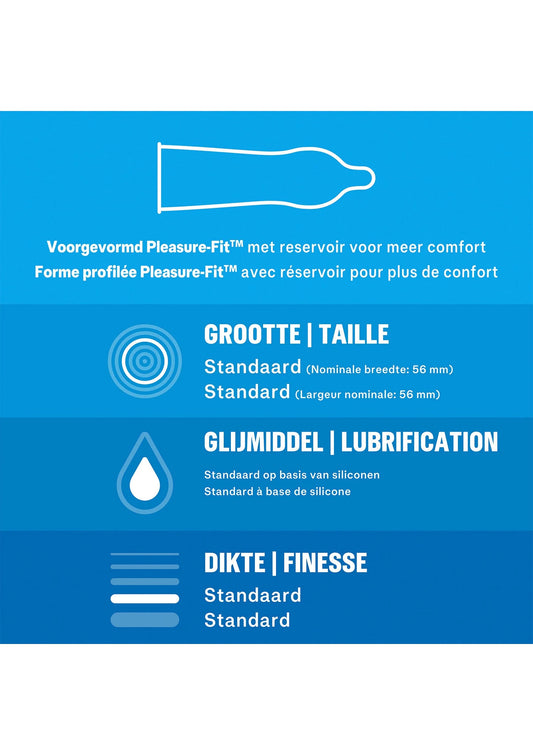 Beste vandaag nog: Classic Naturel 3 x 20 Condoms by Durex - bij Happytoys Sexshop: online sex shop for Feeling Happy & Easy 😊
