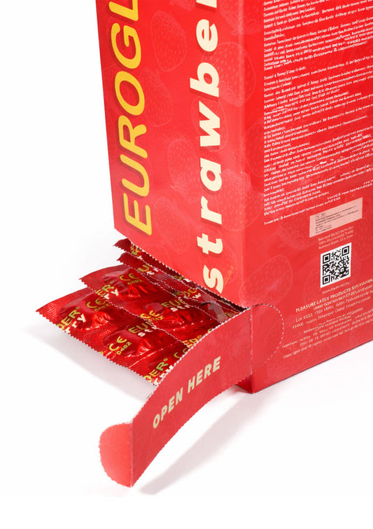 Euroglider Strawberry 144 pcs Condoms by Euroglider