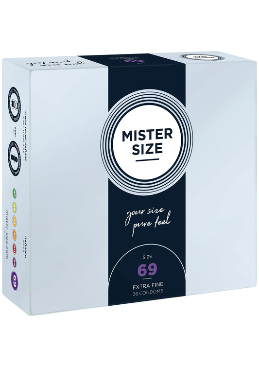 Beste vandaag nog: MISTER SIZE 69mm Condoms 36pcs - bij Happytoys Sexshop: online sex shop for Feeling Happy & Easy 😊