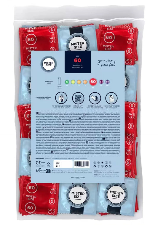 Beste vandaag nog: MISTER SIZE 60mm Condoms 100pcs - bij Happytoys Sexshop: online sex shop for Feeling Happy & Easy 😊