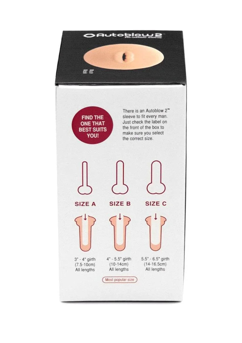 2+ Mouth Sleeve B by Autoblow - Happytoys Sexshop: Toys for Feeling Happy & Easy 😊 - Discreet geleverd