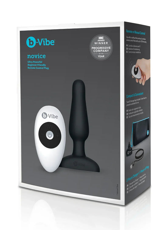 B-Vibe Novice Plug @ B-Vibe - Happytoys Sexshop: online sex shop for Feeling Happy & Easy 😊 - Discreet geleverd