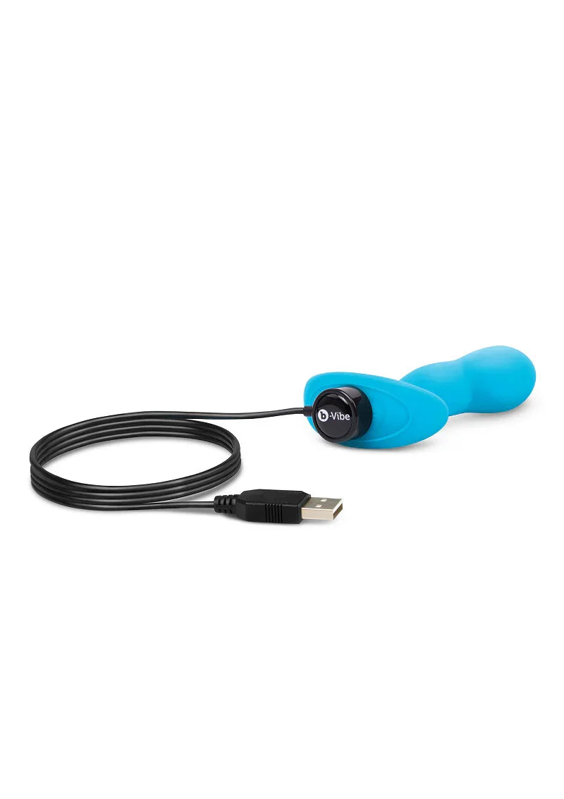 Remote Control P-Spot Snug Plug 95g by B-Vibe - Happytoys Sexshop: Toys for Feeling Happy & Easy 😊 - Discreet geleverd