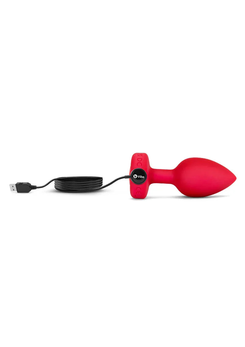 β β B-Vibe Vibrating Heart Plug M/L - Happytoys Sexshop: Toys for Feeling Happy & Easy π - Discreet geleverd