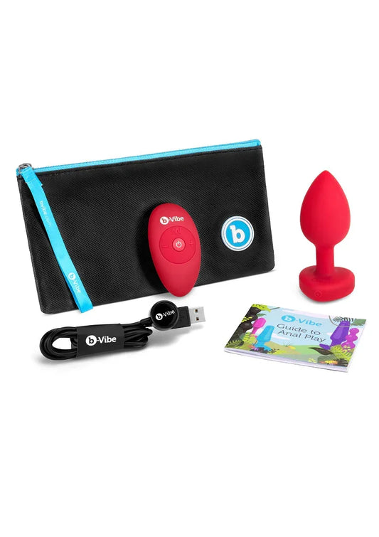 β β B-Vibe Vibrating Heart Plug M/L - Happytoys Sexshop: online sex shop for Feeling Happy & Easy π - Discreet geleverd