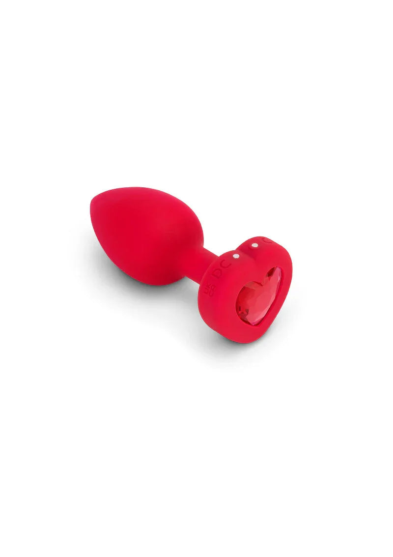 β β B-Vibe Vibrating Heart Plug M/L - Happytoys Sexshop: Toys for Feeling Happy & Easy π - Discreet geleverd