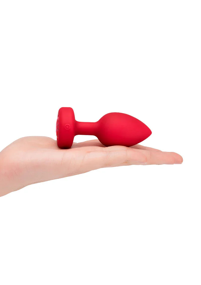 β β B-Vibe Vibrating Heart Plug M/L - Happytoys Sexshop: Toys for Feeling Happy & Easy π - Discreet geleverd