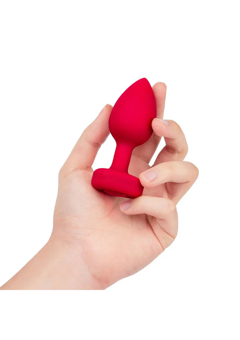 β β B-Vibe Vibrating Heart Plug M/L - Happytoys Sexshop: Toys for Feeling Happy & Easy π - Discreet geleverd