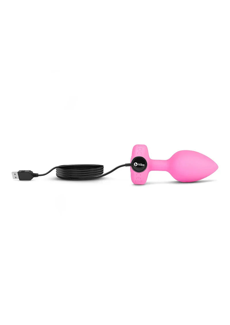 Vibrating Heart Plug S/M by B-Vibe - Happytoys Sexshop: Toys for Feeling Happy & Easy 😊 - Discreet geleverd