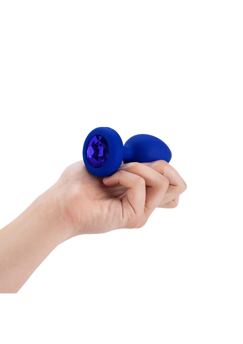 β β B-Vibe Vibrating Jewel Plug L/XL - Happytoys Sexshop: Toys for Feeling Happy & Easy π - Discreet geleverd