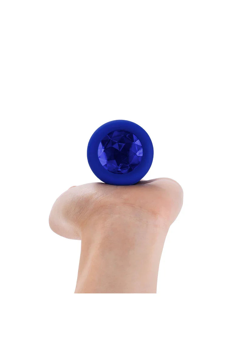 β β B-Vibe Vibrating Jewel Plug L/XL - Happytoys Sexshop: Toys for Feeling Happy & Easy π - Discreet geleverd