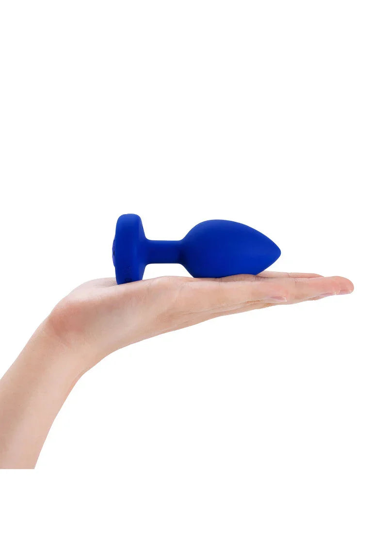 β β B-Vibe Vibrating Jewel Plug L/XL - Happytoys Sexshop: Toys for Feeling Happy & Easy π - Discreet geleverd