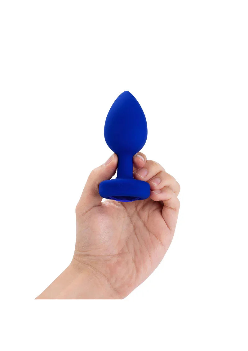 β β B-Vibe Vibrating Jewel Plug L/XL - Happytoys Sexshop: Toys for Feeling Happy & Easy π - Discreet geleverd