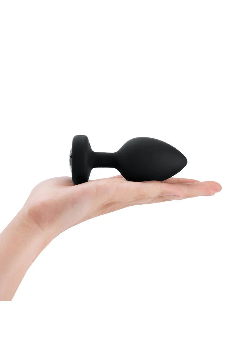 β β B-Vibe Vibrating Jewel Plug XXL - Happytoys Sexshop: Toys for Feeling Happy & Easy π - Discreet geleverd